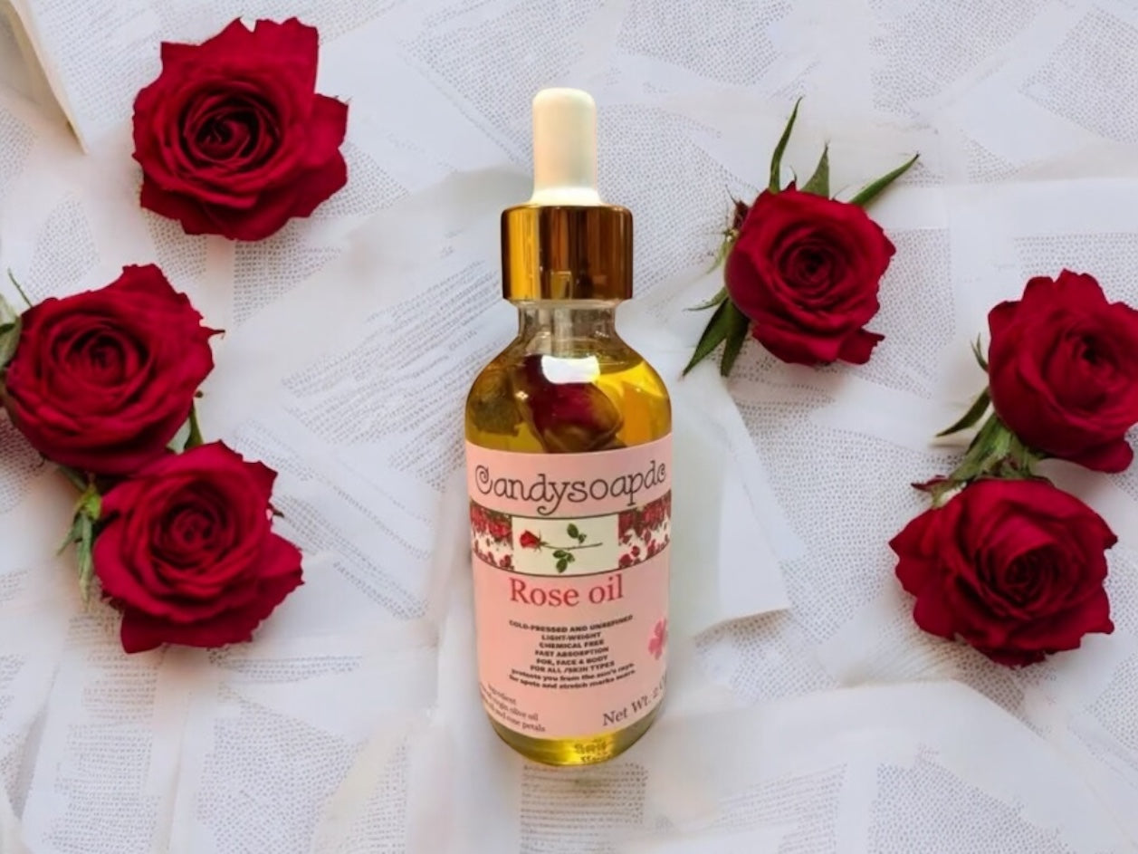Rose Oil to remove spots and scars and more- Aceite de Rosa para eliminar las manchas y cicatrices y más