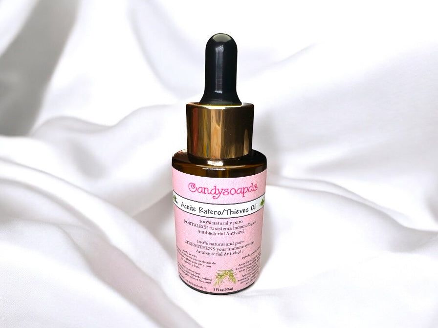 Aceite Ratero/ Thieves Oil
1 Fl oz. 30ml