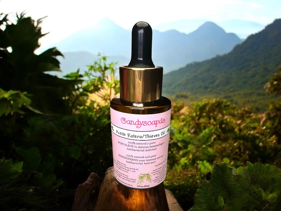 Aceite Ratero/ Thieves Oil
1 Fl oz. 30ml