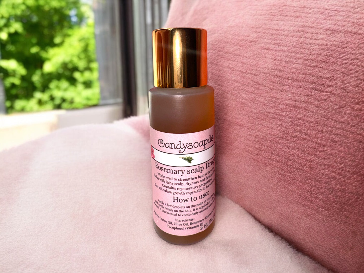 Rosemary Scalp Drops - Gotas de romero para el cuero cabelludo