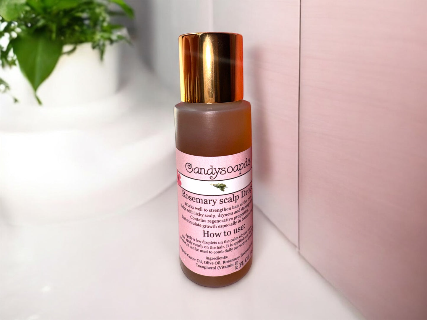 Rosemary Scalp Drops - Gotas de romero para el cuero cabelludo
