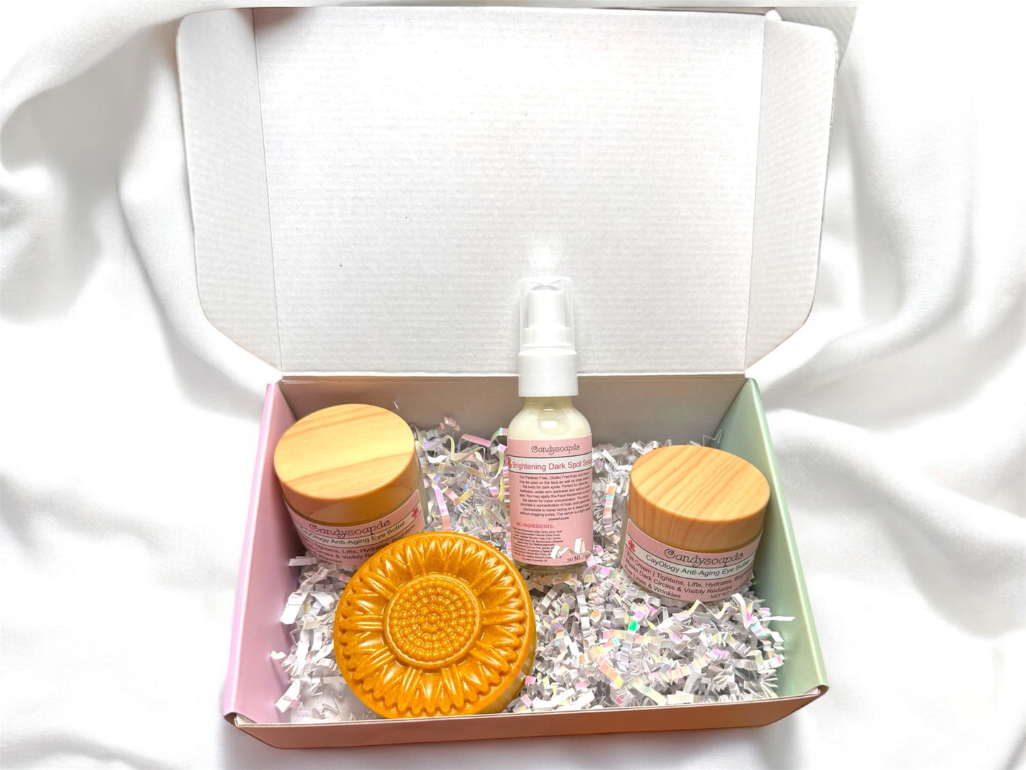 Facial beauty kit to correct dark circles, spots and more - Kit de belleza facial para corregir ojeras, manchas y más