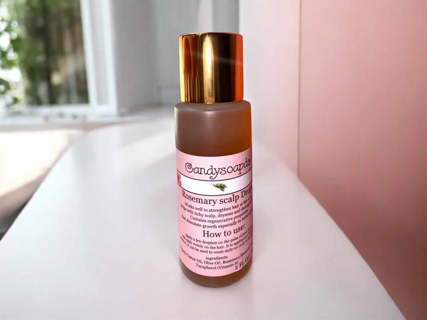 Rosemary Scalp Drops - Gotas de romero para el cuero cabelludo