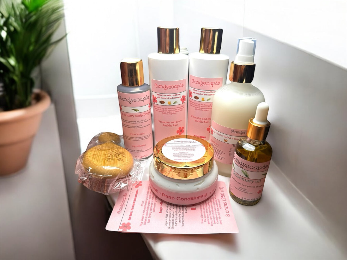 This hair kit is designed to help you strengthen and nourish your hair, promoting strong, healthy growth. Este kit para el cabello está diseñado para ayudarte a fortalecer y nutrir tu cabello, promoviendo un crecimiento fuerte y saludable.