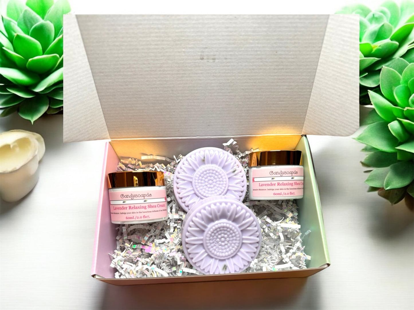 Relaxing Kit: Lavender - kit relajante de lavanda.