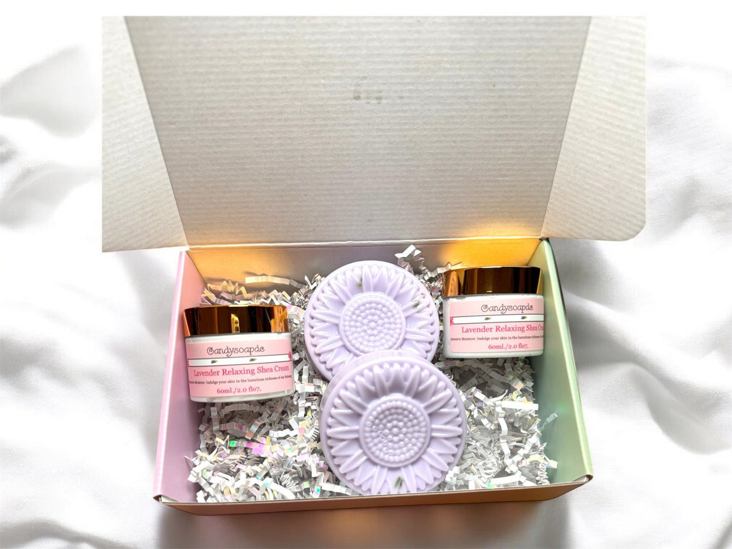 Relaxing Kit: Lavender - kit relajante de lavanda.