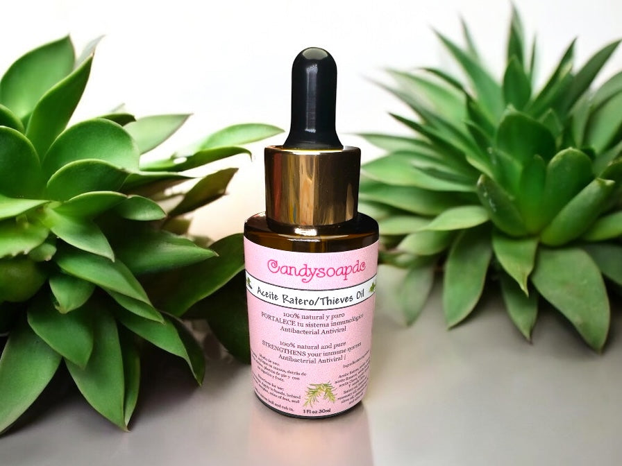 Aceite Ratero/ Thieves Oil 
1 Fl oz. 30ml